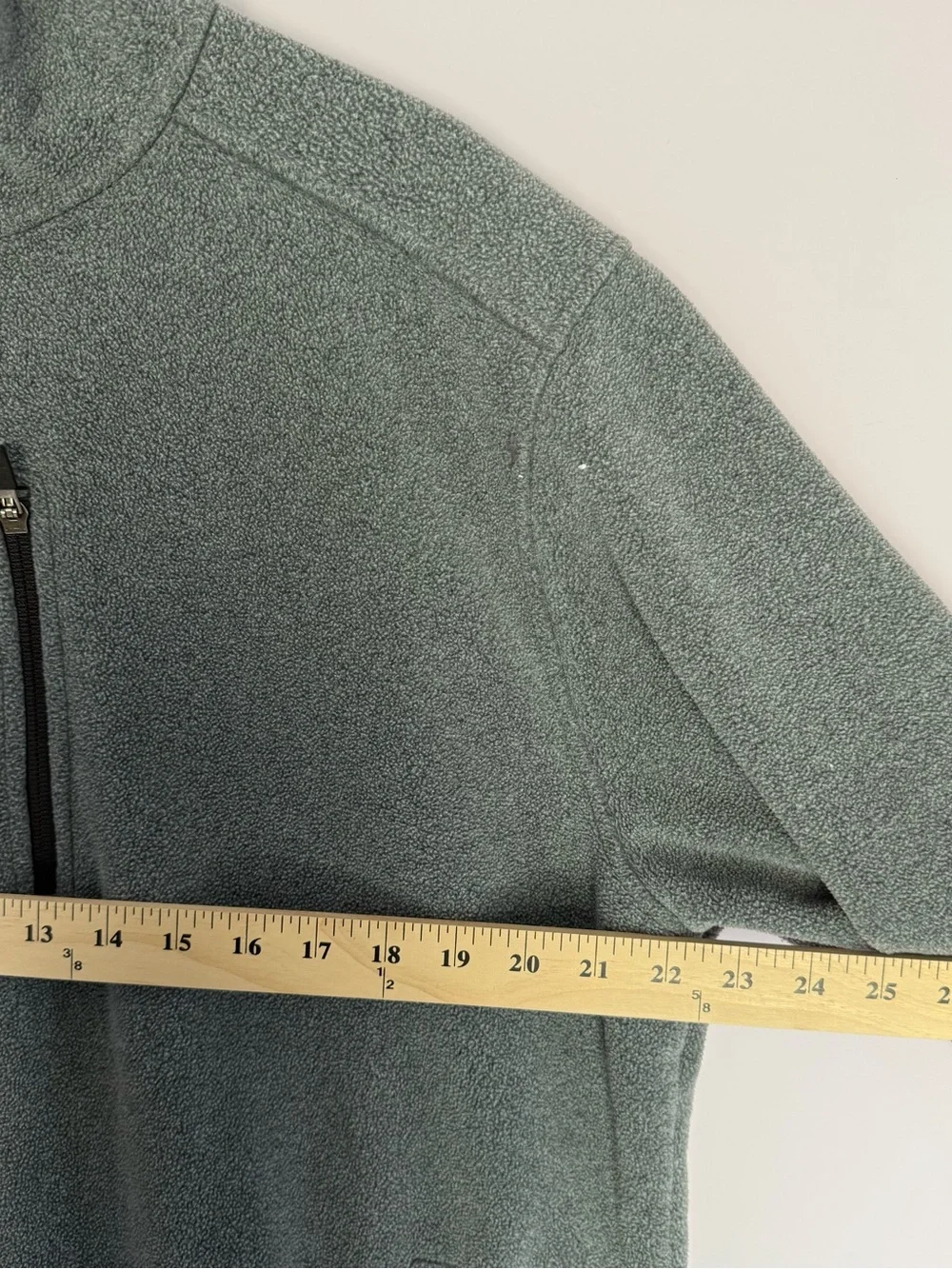 L.L. Bean Men's Full-Zip Heather Gray Fleece Jacket